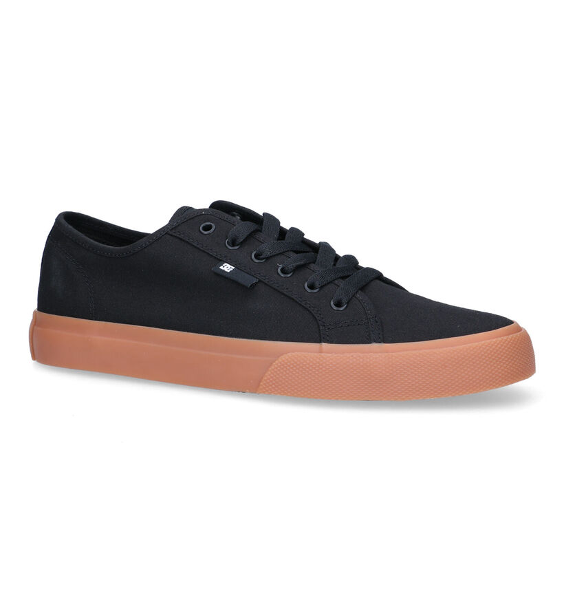 DC Shoes Manual Zwarte Skate Sneakers in stof (319570)