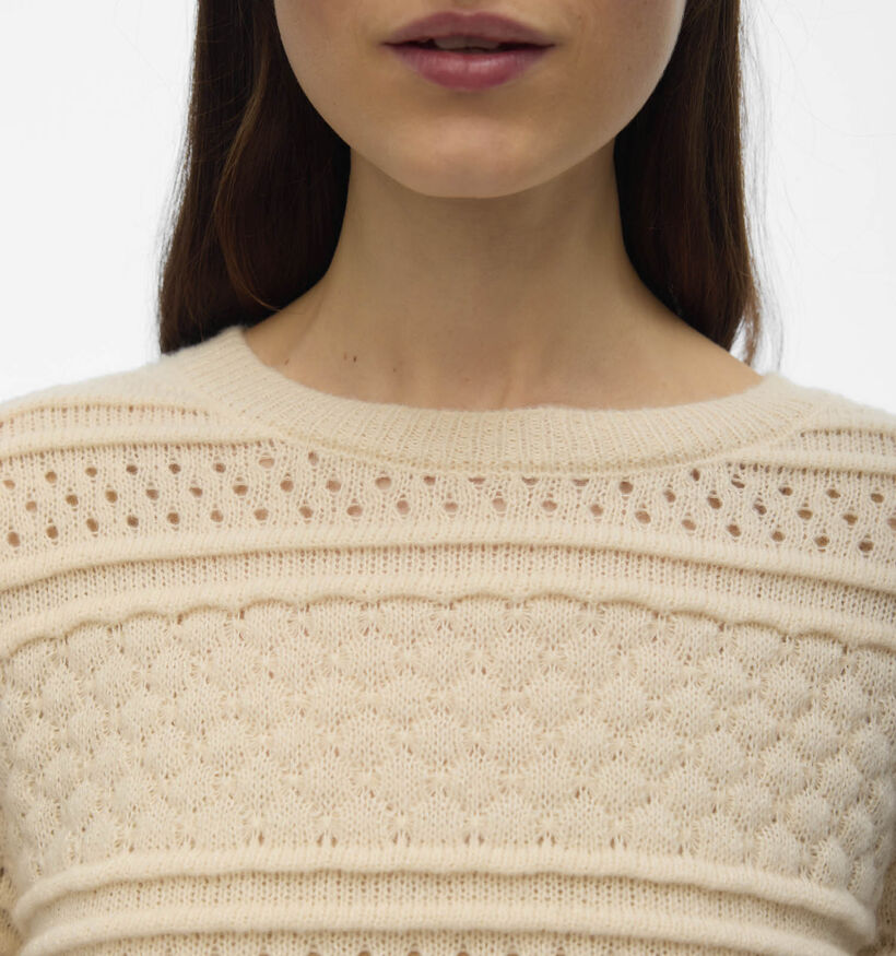 Vero Moda Leo Lichtbeige Trui voor dames (366119)