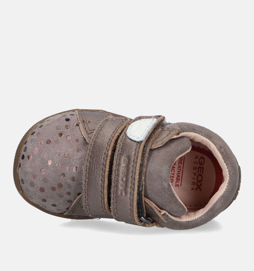 Geox Macchia Chaussures pour bébé en Bronze pour filles (330099) - pour semelles orthopédiques