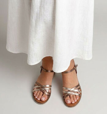 Marco Tozzi Sandalen Wit/Rose gold/Brons