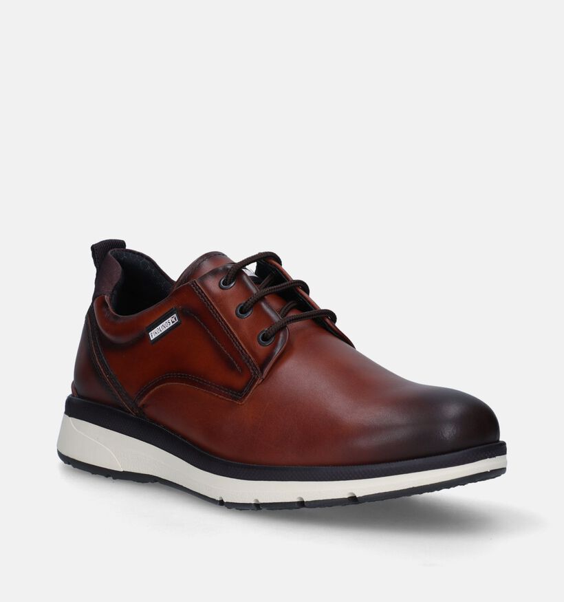 Pikolinis Cordoba Cognac Veterschoenen voor heren (346319) - geschikt voor steunzolen