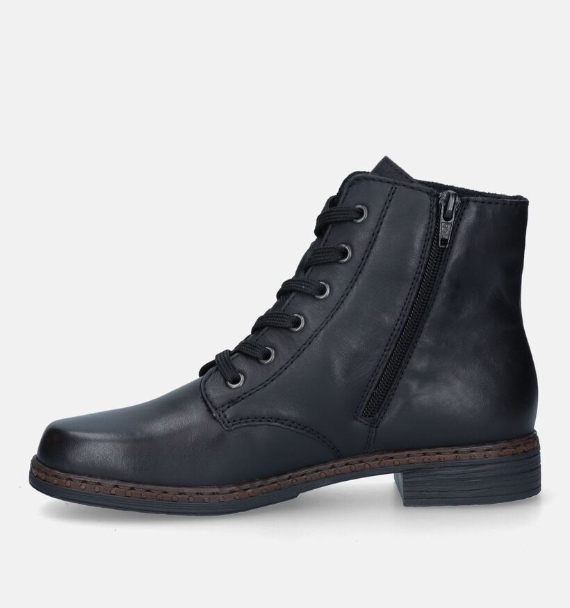 Rieker Bottines à lacets en Noir pour femmes (331644)