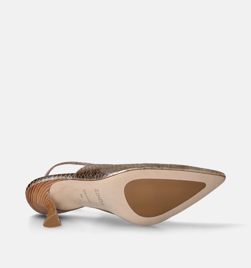 Zinda Pumps Open Hiel Goud voor dames (357666)