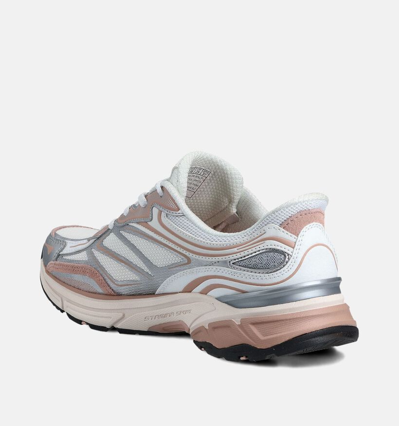 Skechers Stamina Sport Witte/Roze Sportschoenen voor dames (371254)