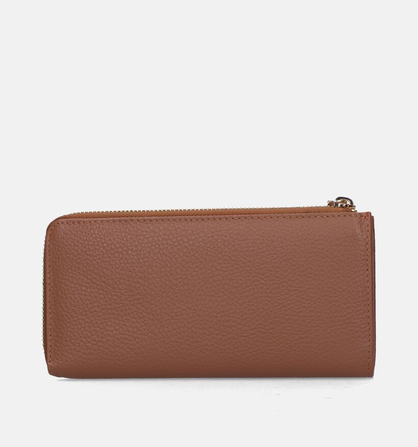 Crinkles Cognac Ritsportemonnee voor dames (340555)