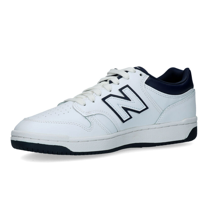 New Balance BB 480 Baskets en Blanc pour hommes (327254) - pour semelles orthopédiques