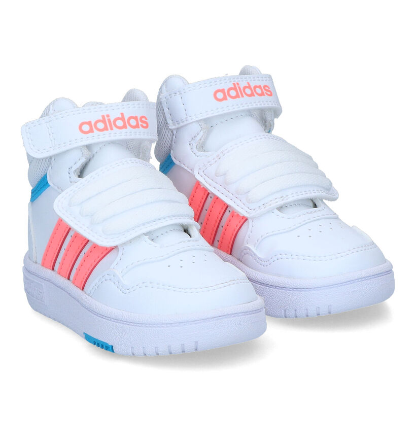 adidas Hoops 3.0 Baskets en Blanc pour filles (315006)