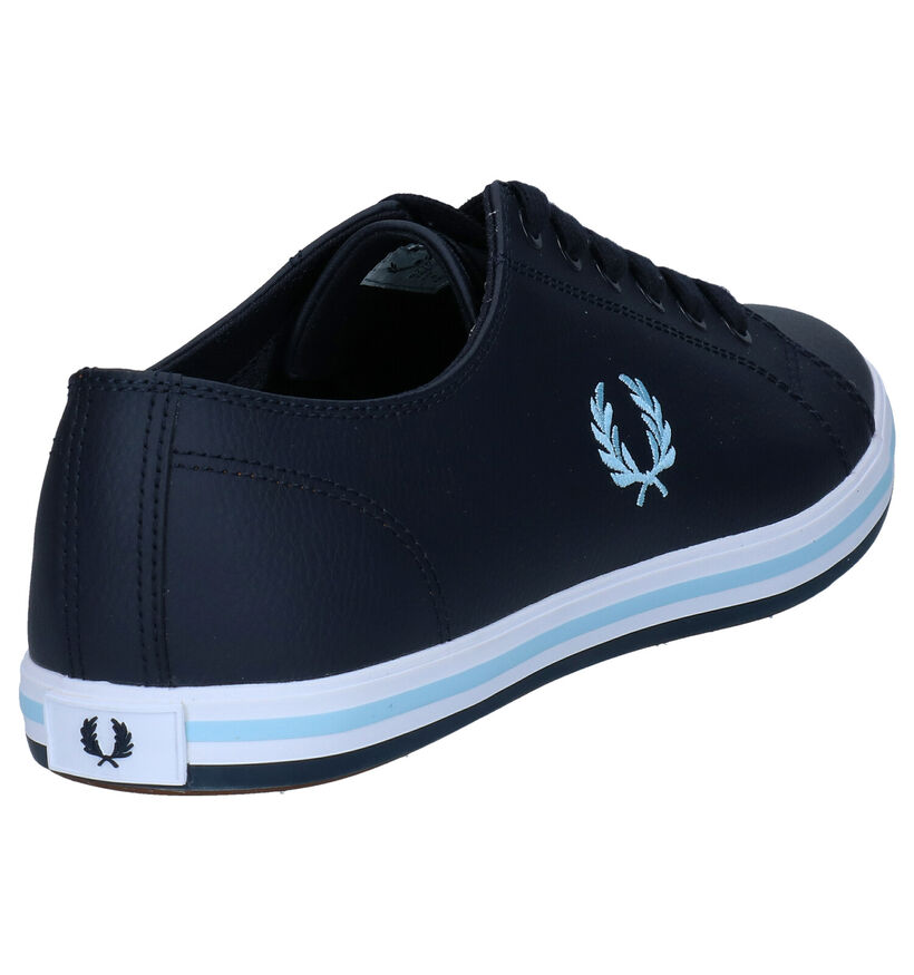 Fred Perry Baskets basses en Bleu foncé en cuir (285351)