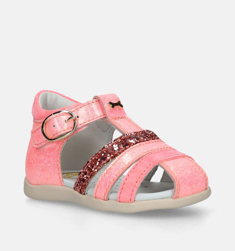 STONES and BONES Mema Sandales pour bébé en Rose pour filles (336594)