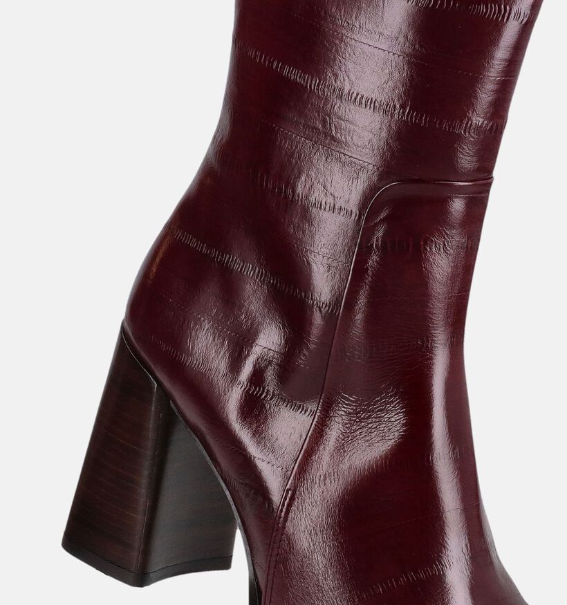 Zinda Bottines en Bordeaux pour femmes (380885)