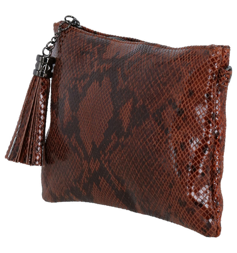 Hampton Bays Gele Crossbody Tas in leer (275631)