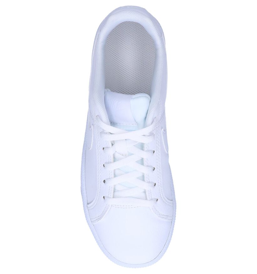 Nike Court Royale Baskets en Bleu en cuir (254052)