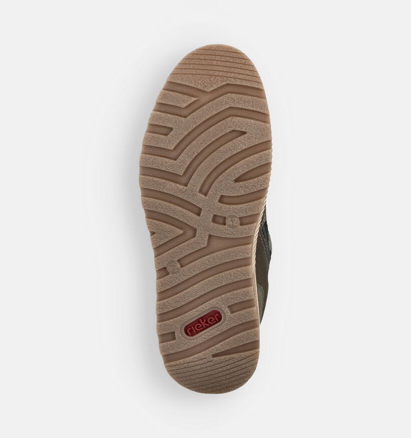 Rieker Baskets en Vert kaki pour hommes (360461)