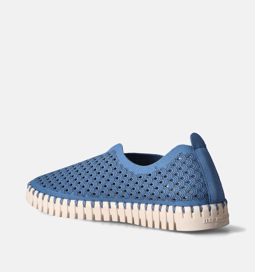 Ilse Jacobsen Tulip Chaussures à enfiler en Bleu pour femmes (355835) - pour semelles orthopédiques
