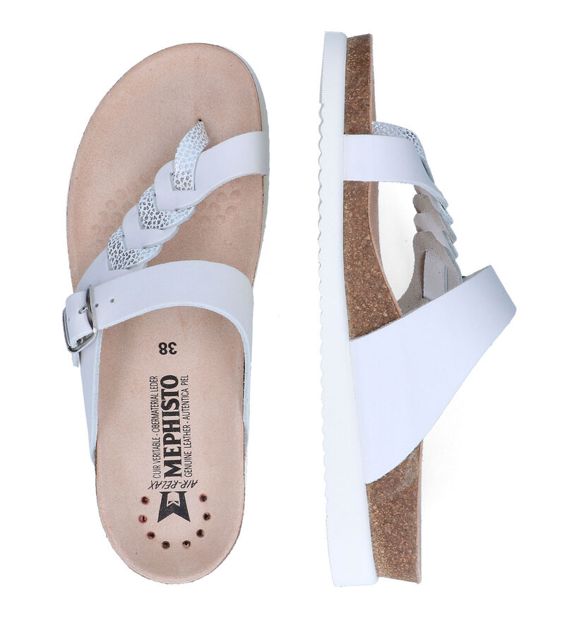 Mephisto Heleonore Witte Teenslippers in leer (306889)