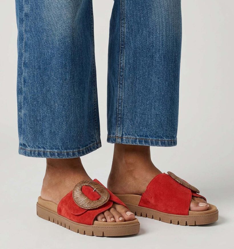 Gabor Rode Slippers voor dames (373312)