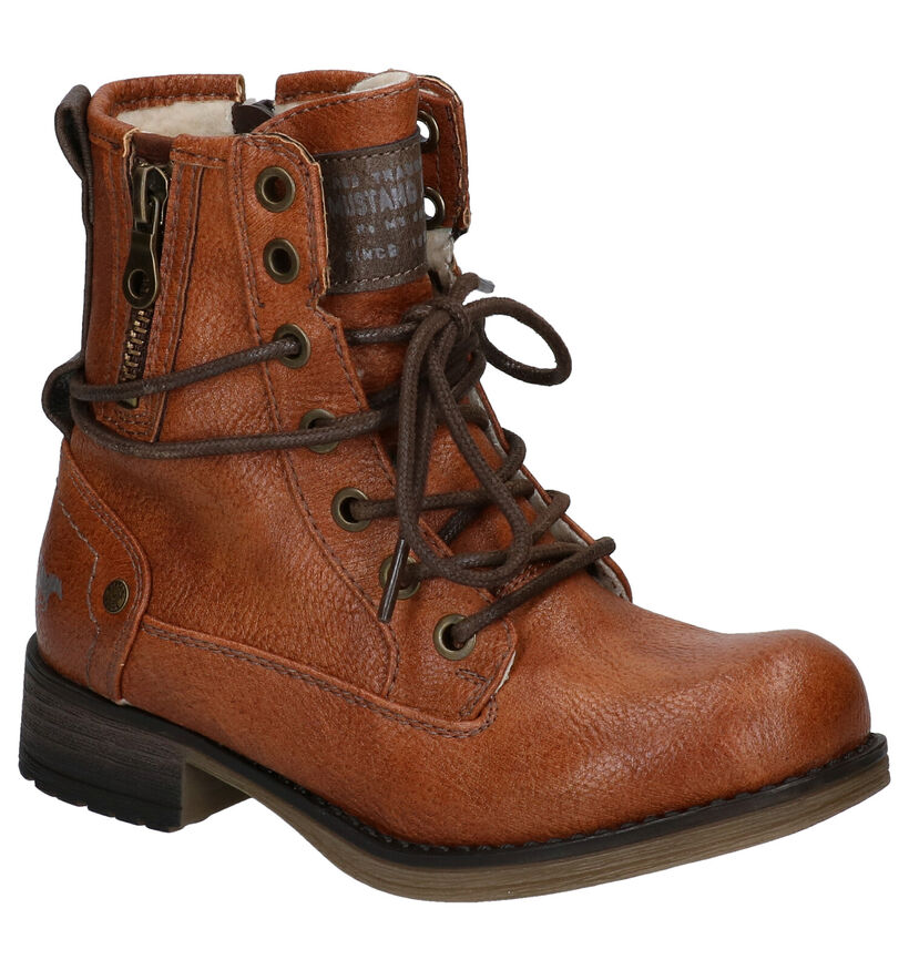 Mustang Cognac Boots voor meisjes (313981)