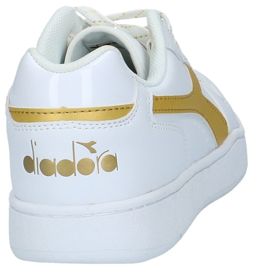 Diadora Playground Witte Sneakers in kunstleer (267943)