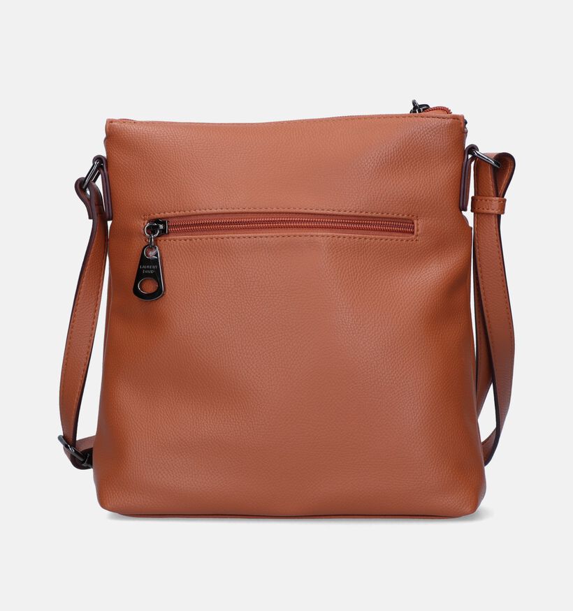 Laurent David Nos 005 Sac porté croisé en Cognac pour femmes (337072)