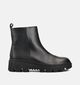 Gabor Bottines plates en Noir pour femmes (360278) - pour semelles orthopédiques