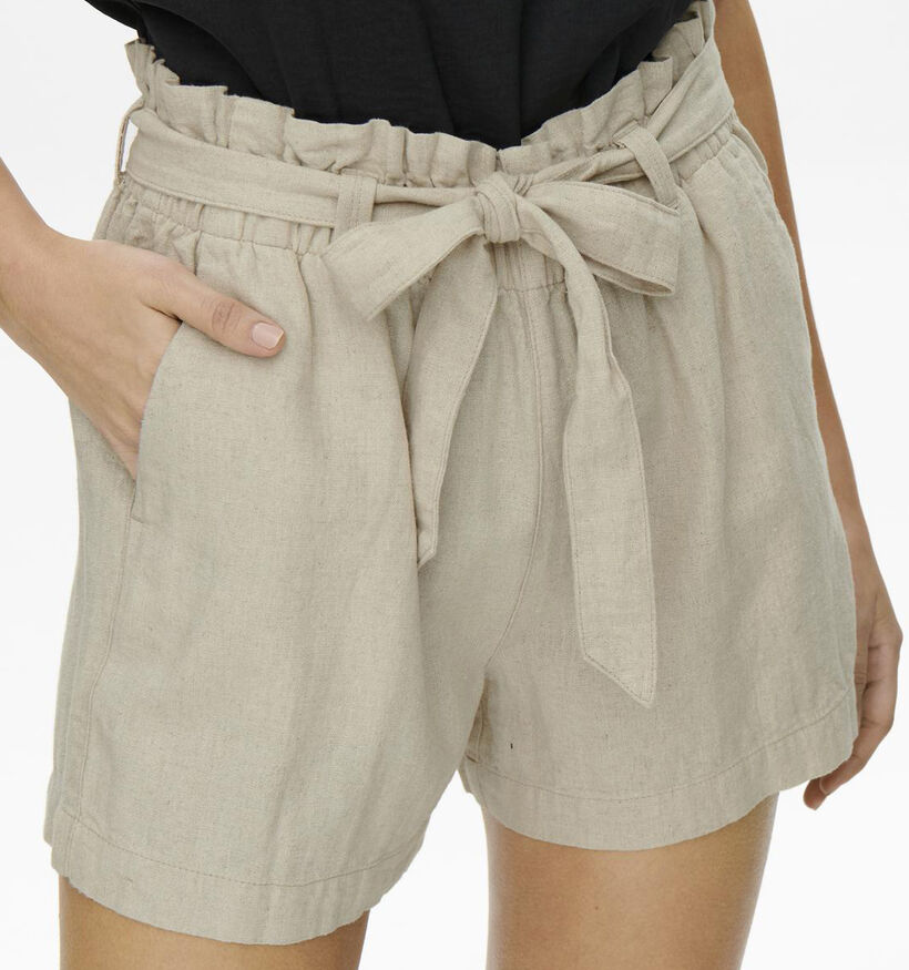 JDY Say Short en Lin Beige pour femmes (351346)