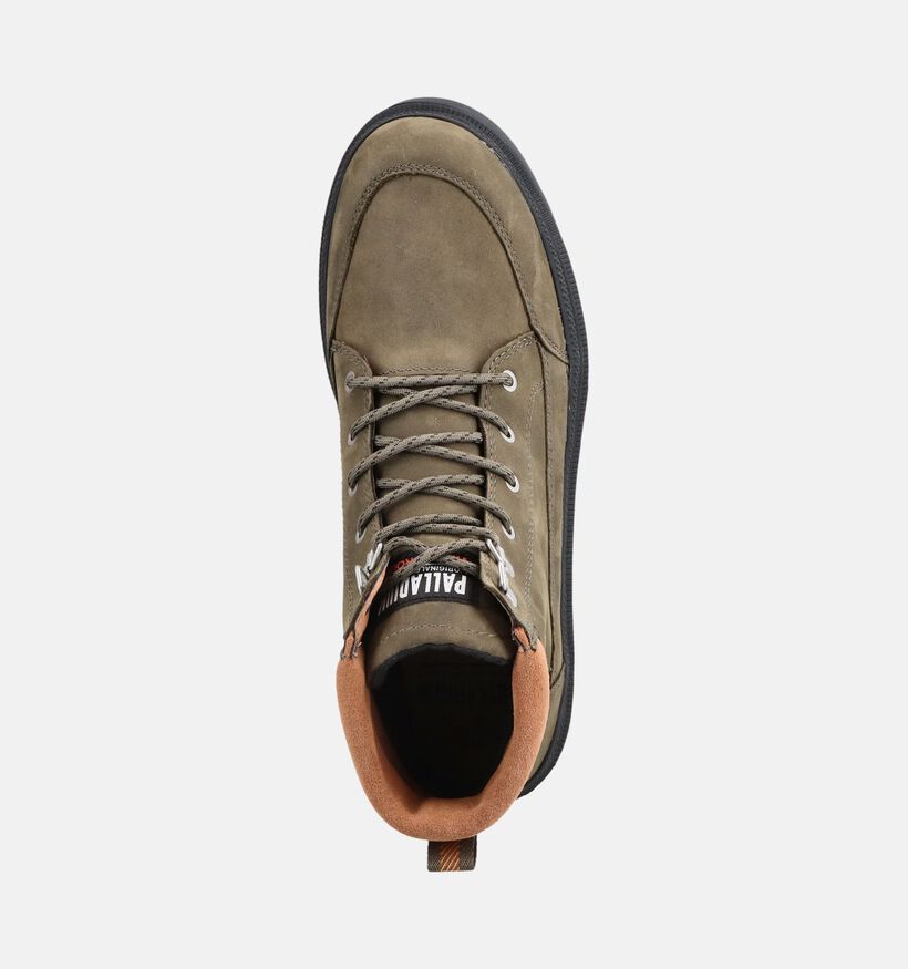 Palladium Pampa Kaki Veterboots voor heren (378427) - geschikt voor steunzolen