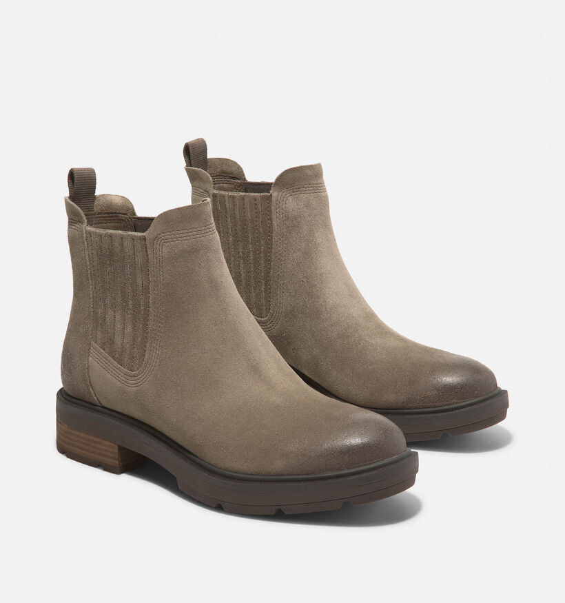 Timberland Brimfield Mid Chelsea boots en Marron pour femmes (346062) - pour semelles orthopédiques