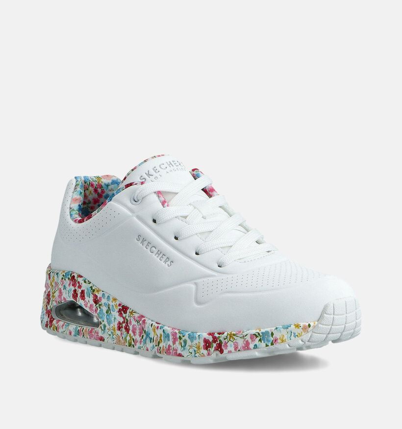 Skechers Uno Majestic Garden Witte Sneakers voor dames (367830)