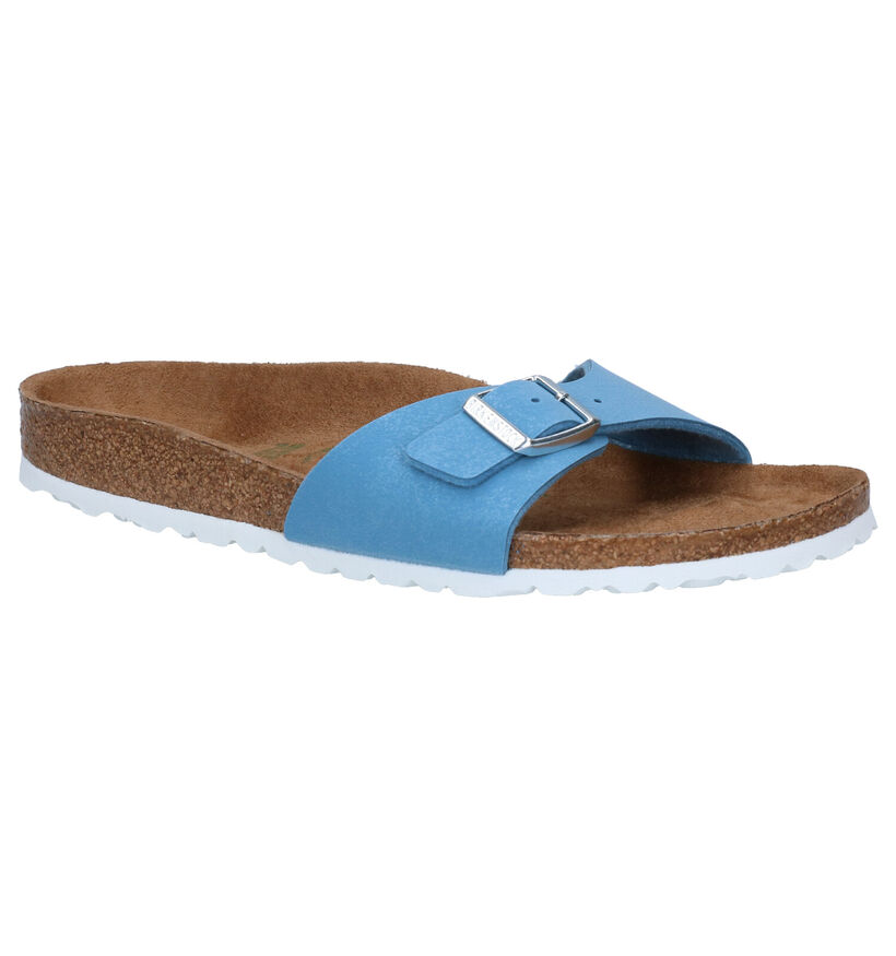 Birkenstock Madrid Birko-Flor Witte Slippers voor dames (338044)