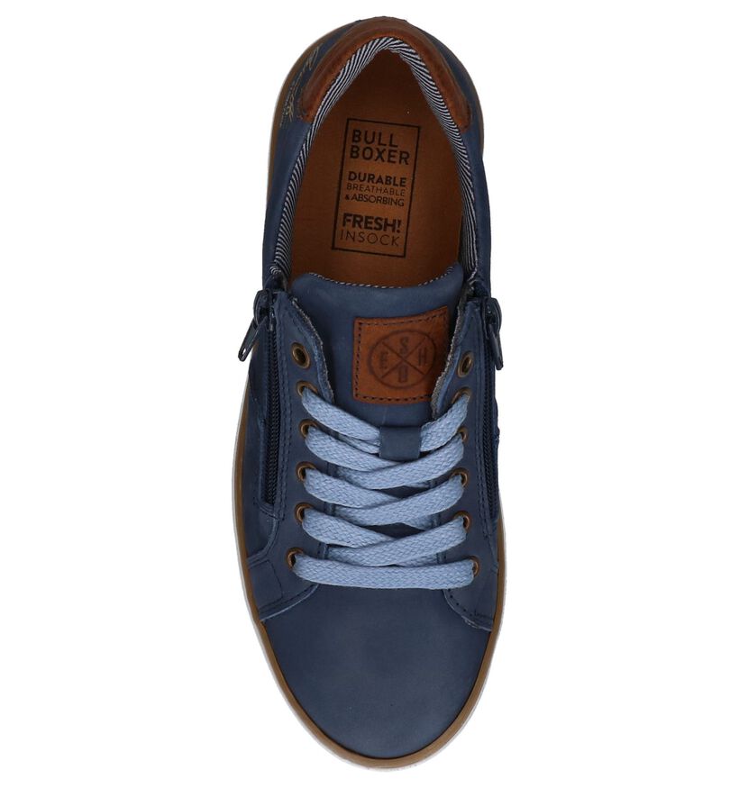 Blauwe Schoenen met Rits & Veters Bullboxer, , pdp