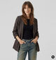 Vero Moda Frida Donkerbruine Blazer voor dames (377592)