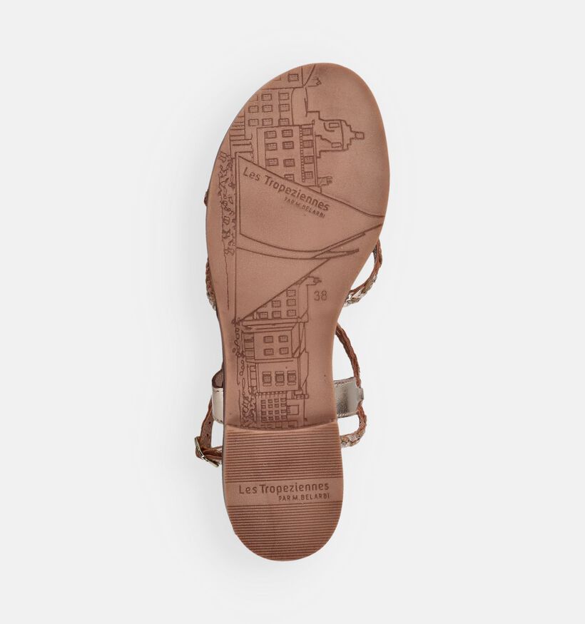 Les Tropeziennes Halfonzo Sandales en Or pour femmes (373215)