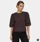 JDY Monila Blouse en Brun fonc&eacute; pour femmes (378304)