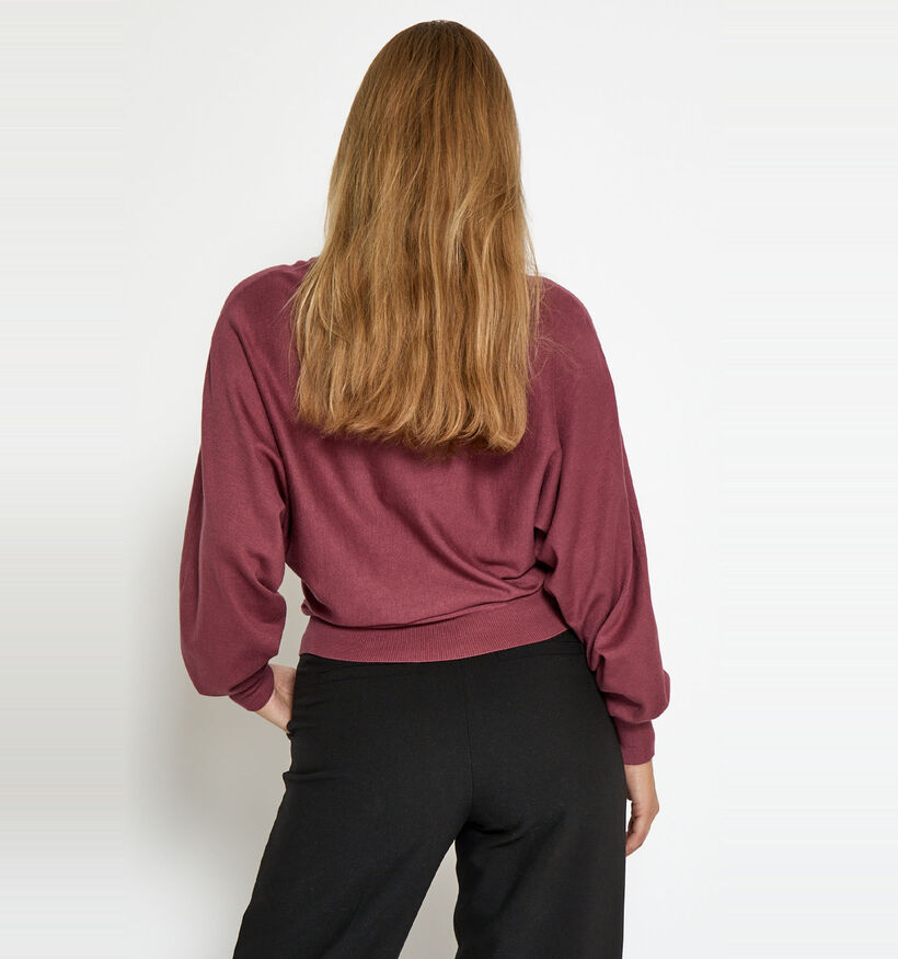 Minus Dana Pull en Bordeaux pour femmes (373863)