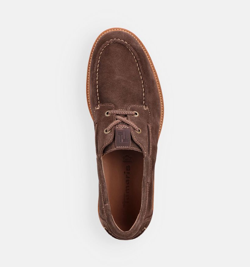 Tamaris Chaussures bateau en Marron pour hommes (368817) - pour semelles orthop&eacute;diques