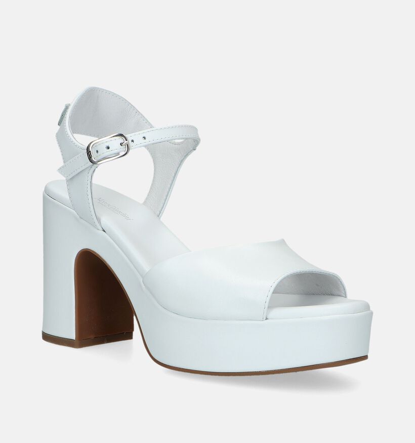 NeroGiardini Witte Plateausandalen voor dames (339540)