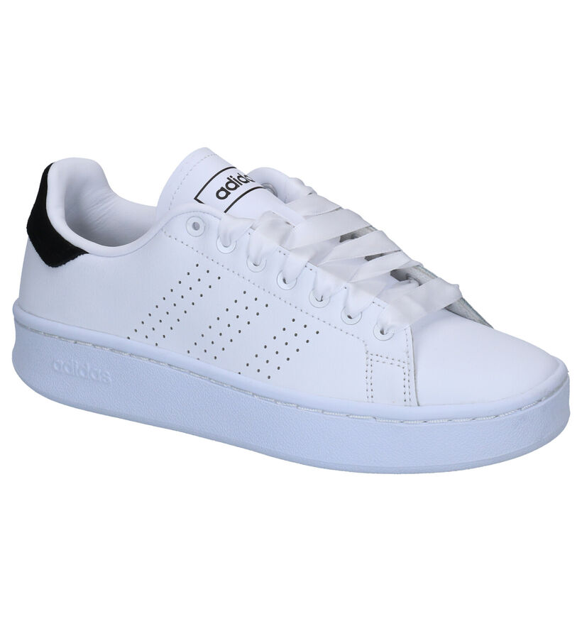adidas Advantage Bold Witte Sneakers in kunstleer (264877)