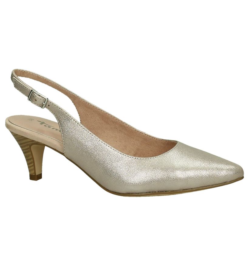 Roze Tamaris Pumps Metallic, , pdp