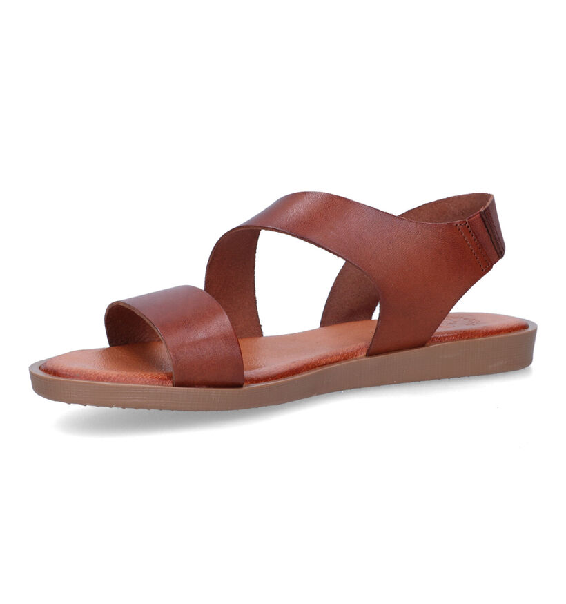 Hee Cognac Sandalen voor dames (322686)