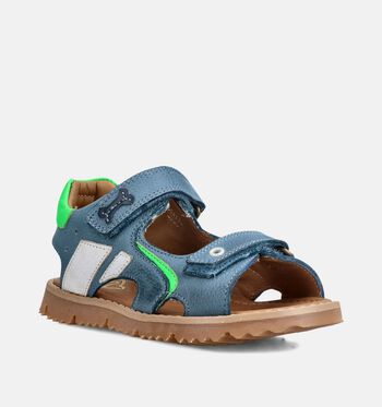 STONES and BONES Sandales Cognac/Bleu