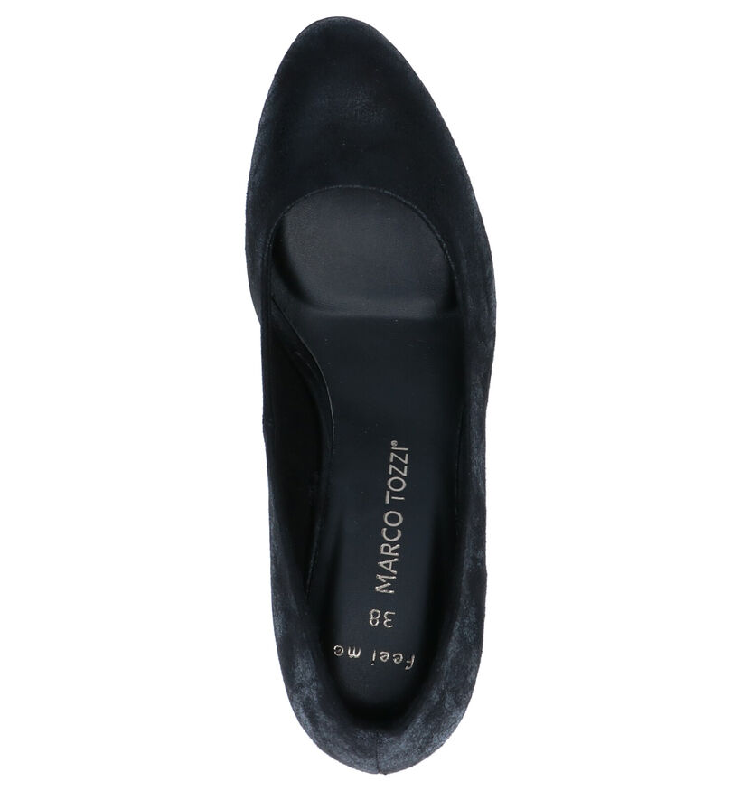 Marco Tozzi Escarpins classique en Noir en textile (253767)