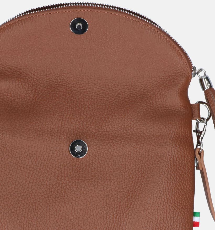 Time Mode Lin Sac porté croisé en Cognac pour femmes (335067)