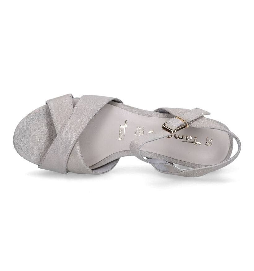 Tamaris Sandales avec talon compensé en Orange pour femmes (322256)