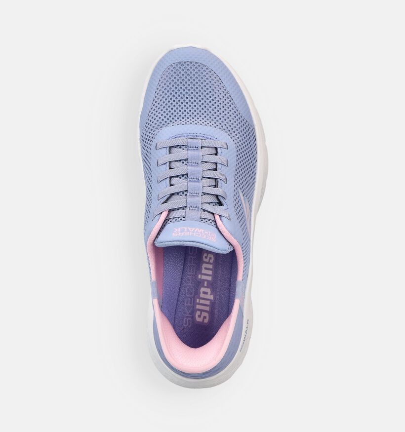 Skechers Go Walk Flex Grand Entry Lila Sneakers voor dames (375604)