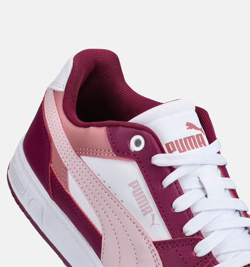 Puma Caven III Baskets basses en Fuchsia pour filles (375585) - pour semelles orthop&eacute;diques