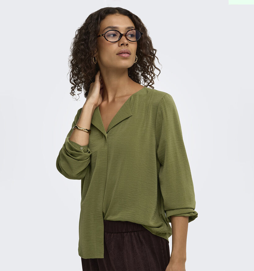 JDY Yaya Blouse en Vert pour femmes (379389)