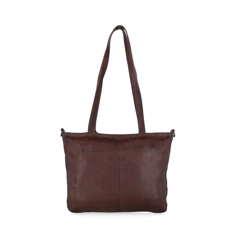 Bear Design Sac à bandoulière en Cognac pour femmes (334026)