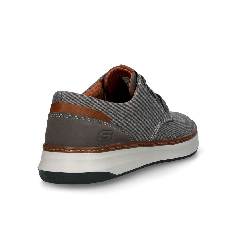 Skechers Moreno Ederson Blauwe Veterschoenen voor heren (322942)