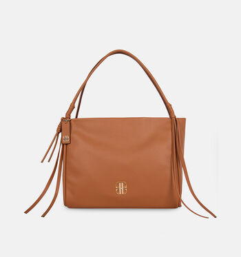 Laurent David Handtassen Zwart/Cognac/Bruin
