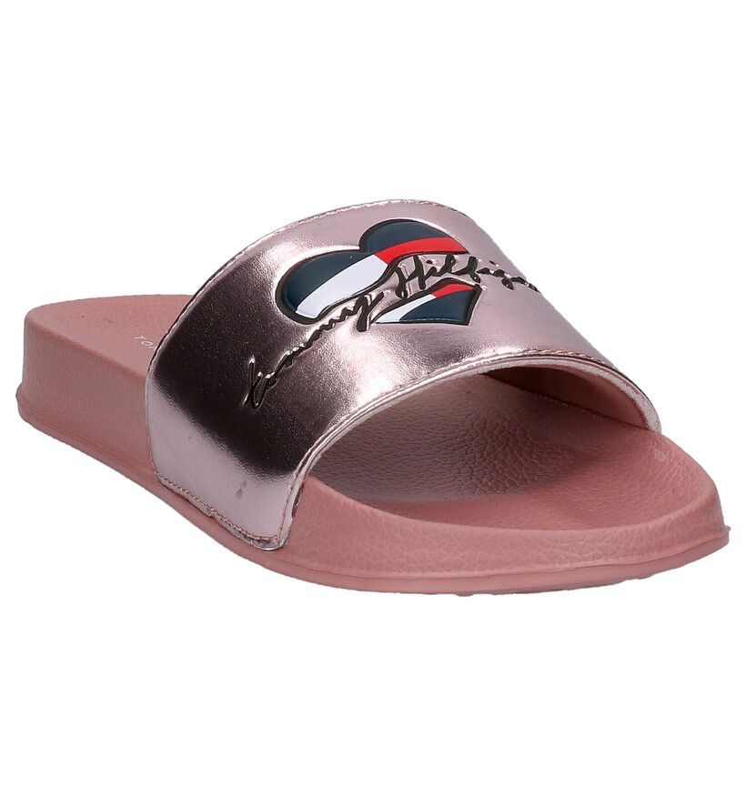 Tommy Hilfiger Roze Slippers in kunstleer (266547)